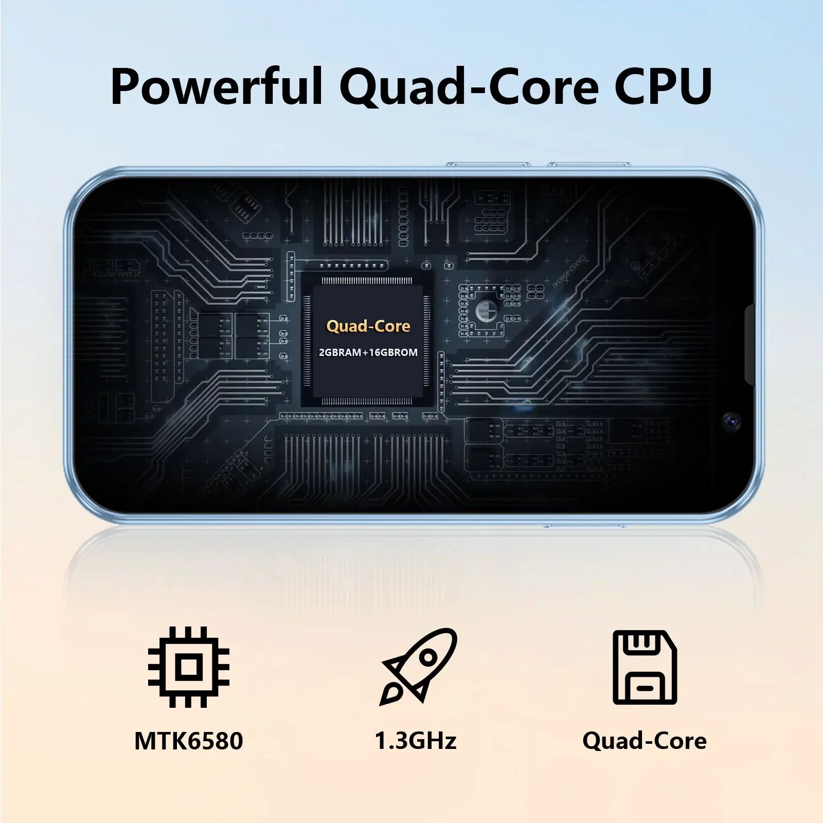 BLKE Mini Phone 3.0 Inch HD Touchscreen Kids' Toy Cellphone GPS Portable Lightweight Android Android System 3MP+5MP Dual Camera Setup Perfect Gift for Kids Learning Notes to Use 5V/1A Adapters Only 2.4Ghz Wifi Supported, No SIM Support