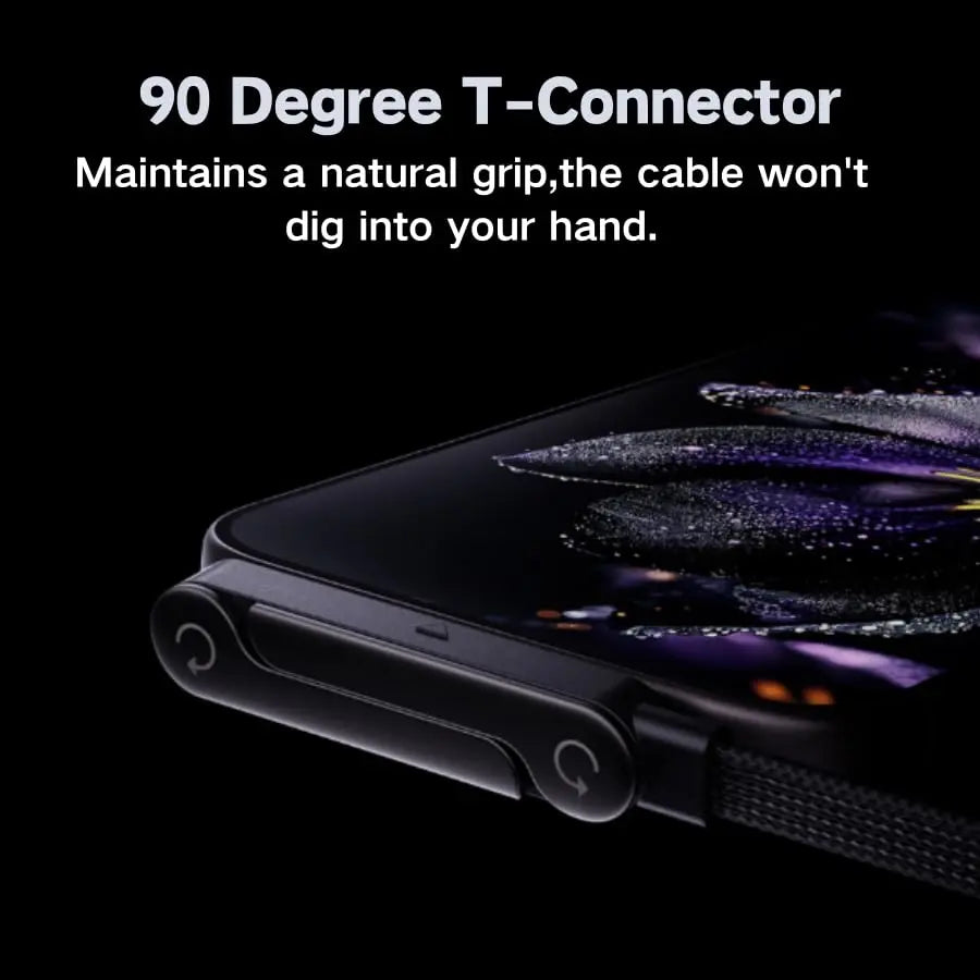 Sideways Phone Charger, 2 in 1 Invisible Holder Charger Cable, 240W Braided Fast Charge Cable with Built-In Phone Stand, 2026 New Foldable Durable USB-C Cord for Phone