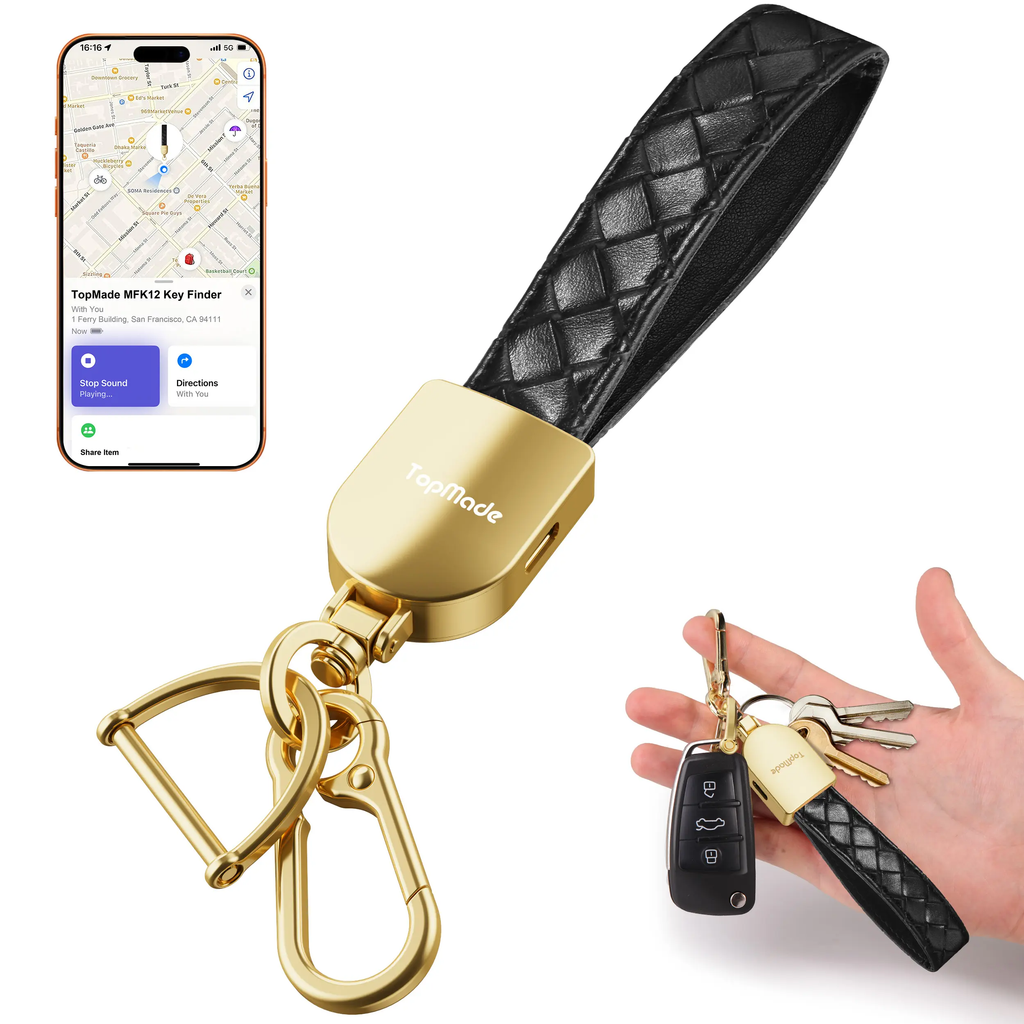 Aegis Leather Key Tracker (Apple Find My / Bluetooth)