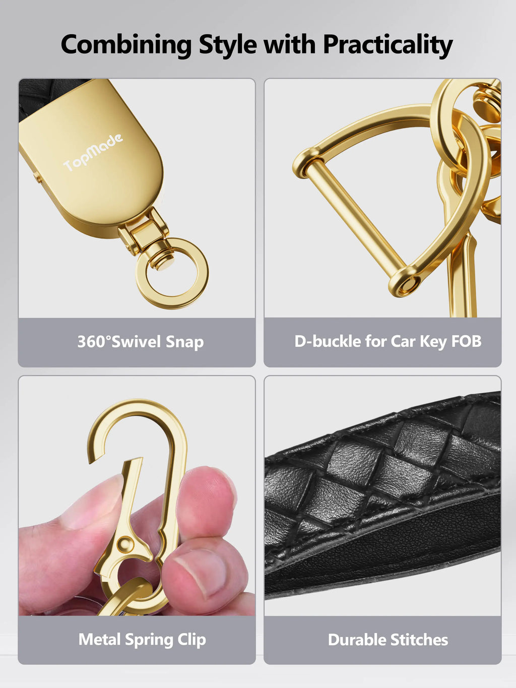 Aegis Leather Key Tracker (Apple Find My / Bluetooth)